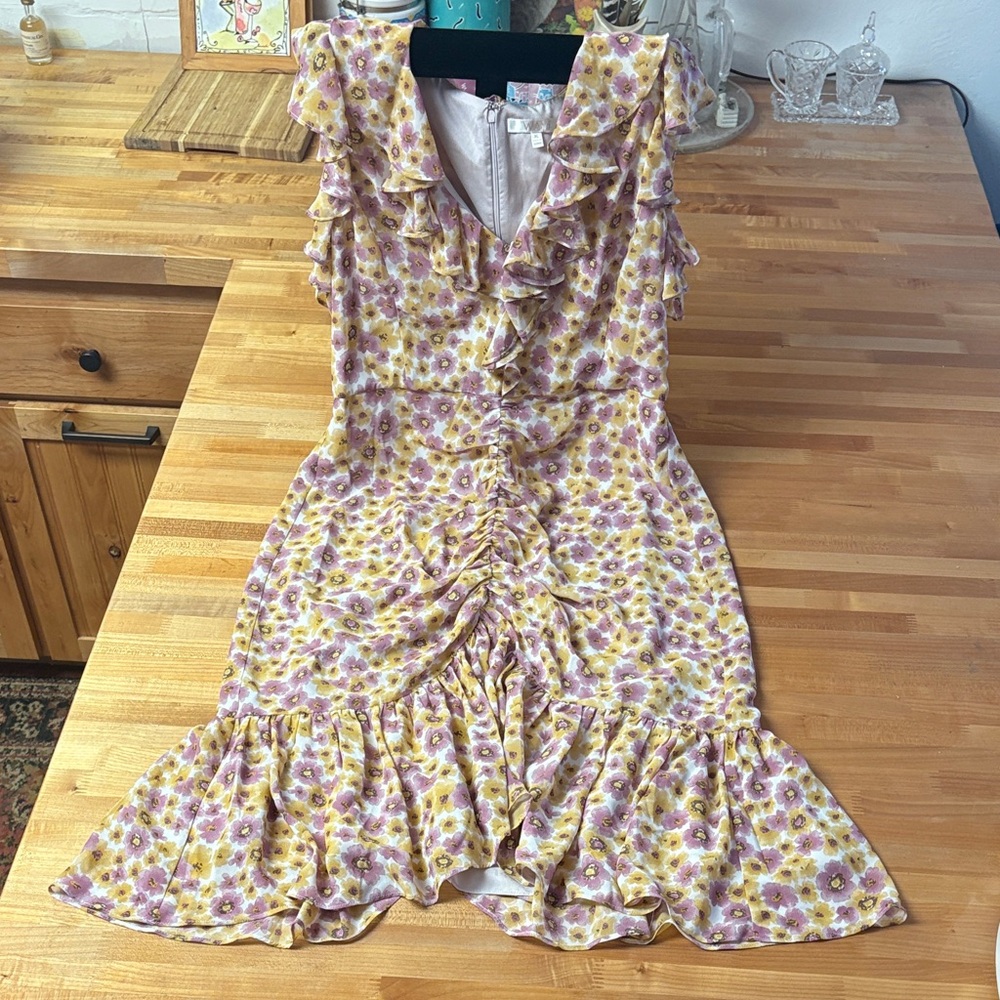 WAYF Ruffle Dress XL
